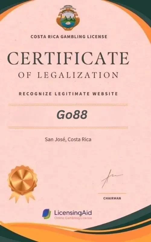 Giấy chứng nhận cấp phép hoạt động của Pagcor